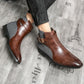Handgefertigte Herren Leder Stiefel