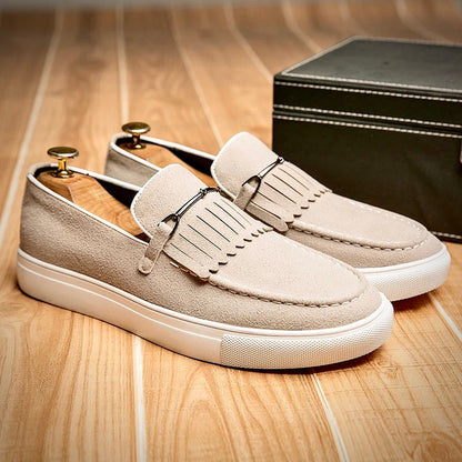 Elegante Herren Wildleder Loafer