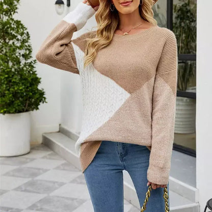 Mehrfarbiges Sweatshirt für Damen - Amosena