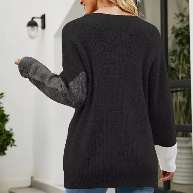 Mehrfarbiges Sweatshirt für Damen - Amosena