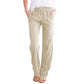 NOVA™ | LOCKERE LEINENHOSE MIT GERADEM BEIN