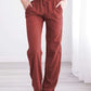 NOVA™ | LOCKERE LEINENHOSE MIT GERADEM BEIN