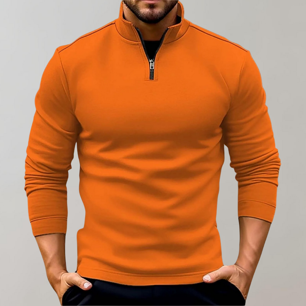 Herren Sweatshirt mit Reißverschluss - Day