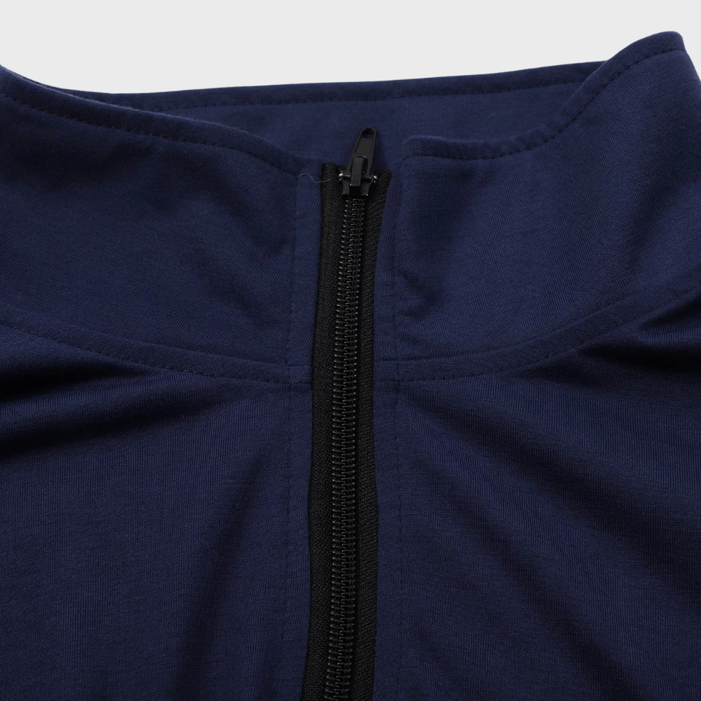 Rollkragenpullover für Herren mit Reißverschluss - Alvin