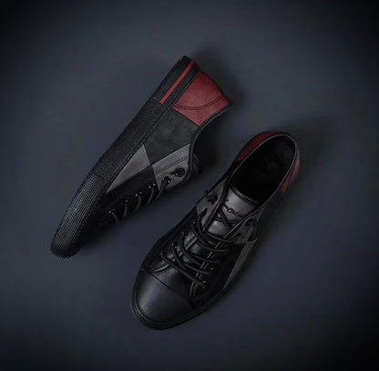 Elegante Herren Leder Sneakers