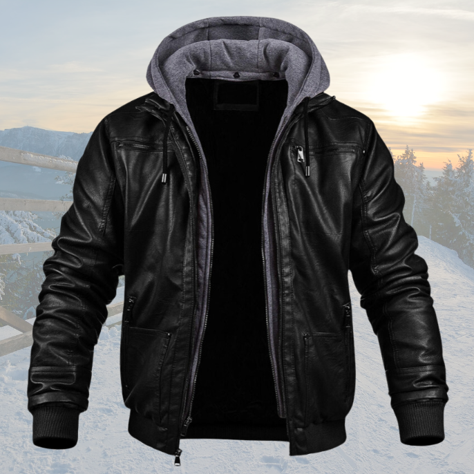 DAMON™ - Leder Winterjacke