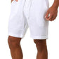 KALIO - kurze leinen shorts für männer