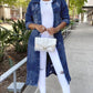 Lydia - Lange Damenjeansjacke
