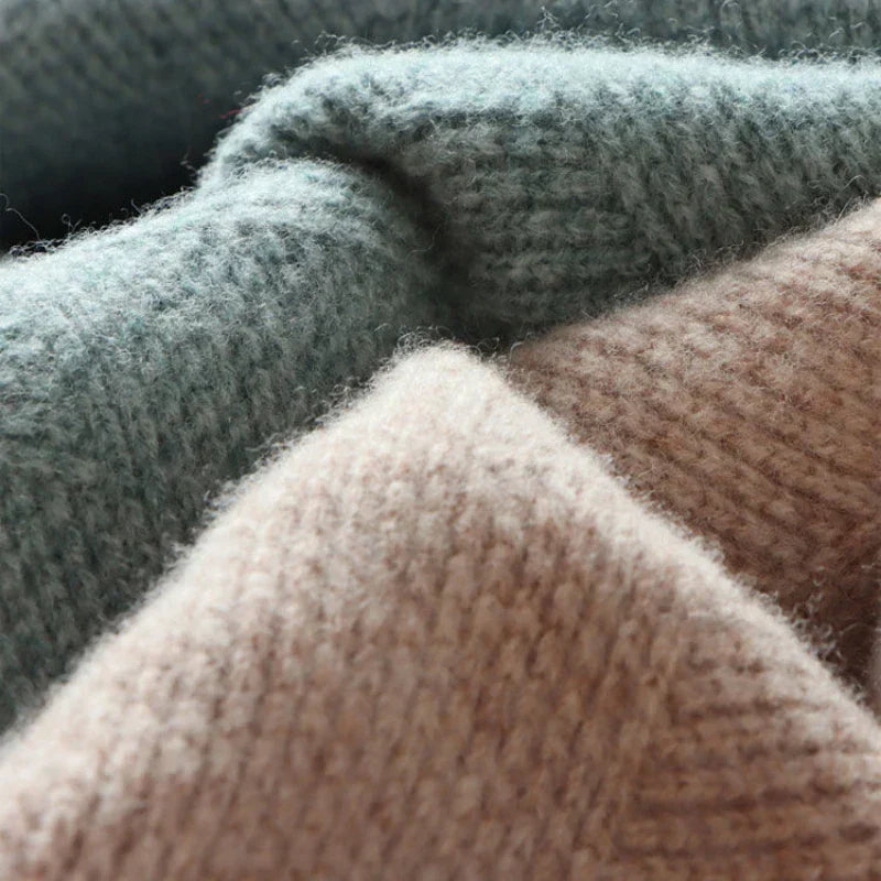 Geometry - Klassischer langärmeliger Strickpullover für Herren