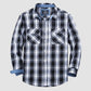 Elijah – lässiger karierter button-down