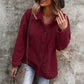 Marian - Stilvolle Oversize Fleece Damenjacke