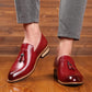 Elegante Herren Leder Loafer