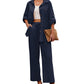 Schicke Damen-Freizeithose, Bluse und Hose für Damen