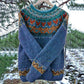 Vintage Strickpullover mit Rundhalsausschnitt für Herren