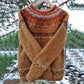 Vintage Strickpullover mit Rundhalsausschnitt für Herren