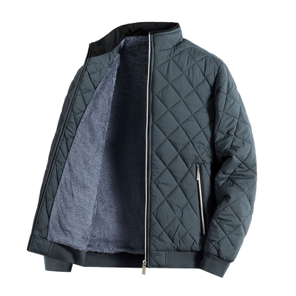Herren Fleece Steppjacke | Lässig