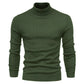 Klassischer Herren Rollkragenpullover Khaki - Leon