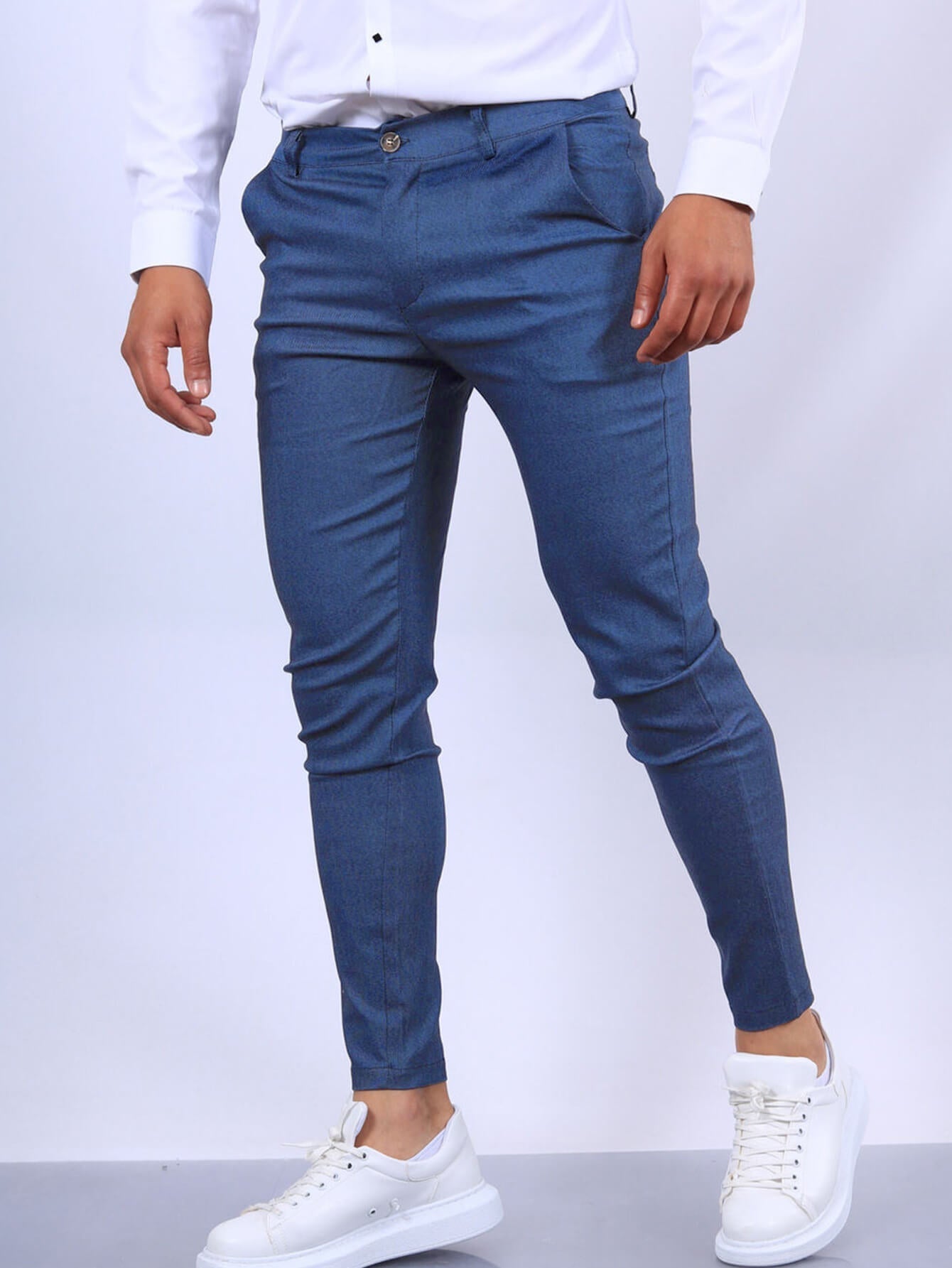 Blaue Slim Fit Hosen - Ryan