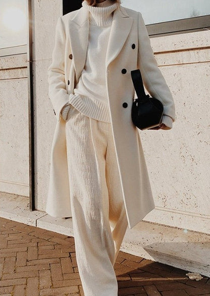 Eleganter Wollmantel für Damen - Zita