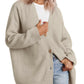 Damen-Strickjacke in Übergrößer | Gestreift