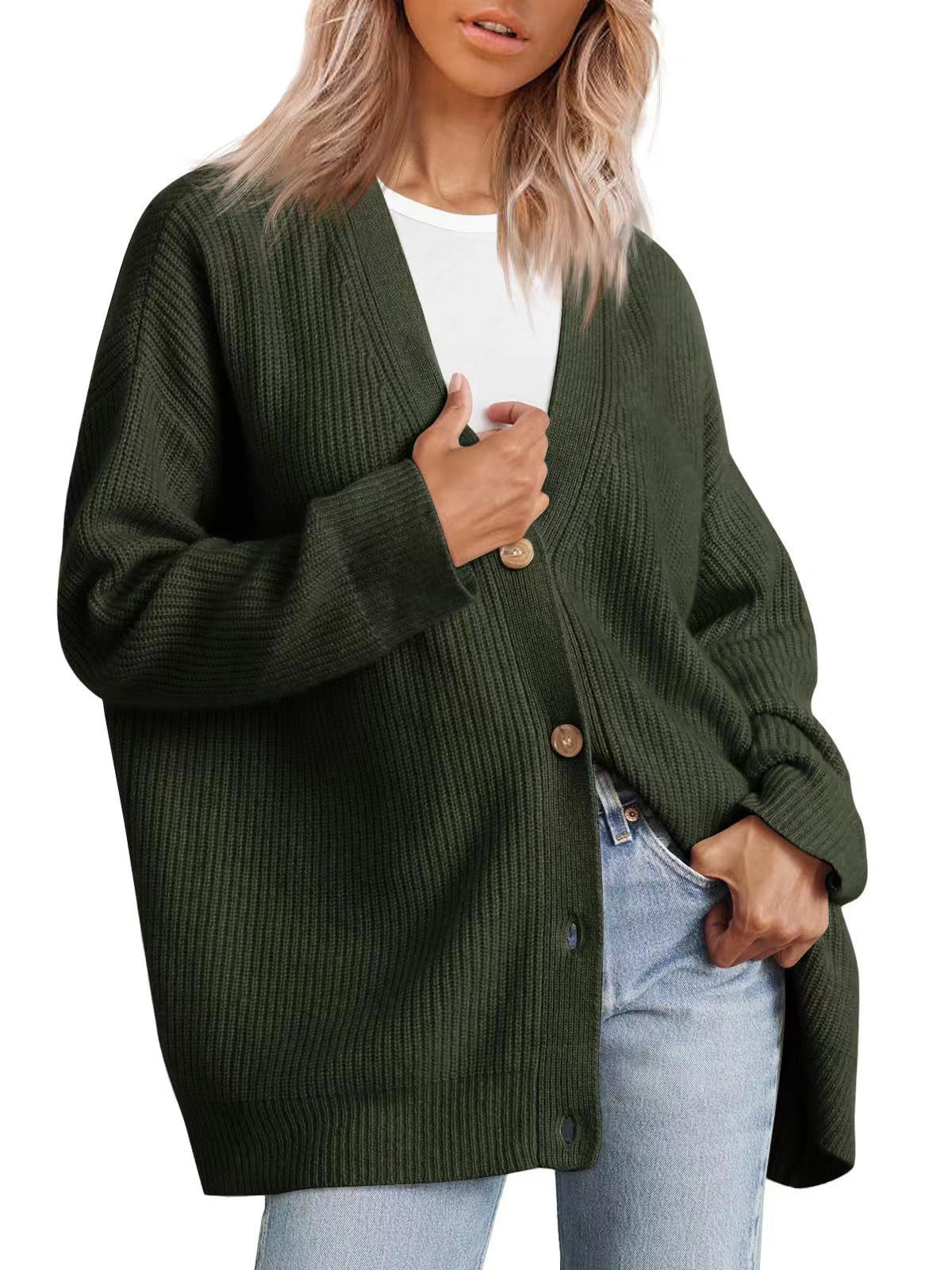 Lockerer Cardigan – Mühelose Eleganz mit täglichem Komfort