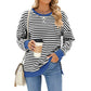 Anahi | Damen Warme Lässig Übergroß Pullover | Langarm