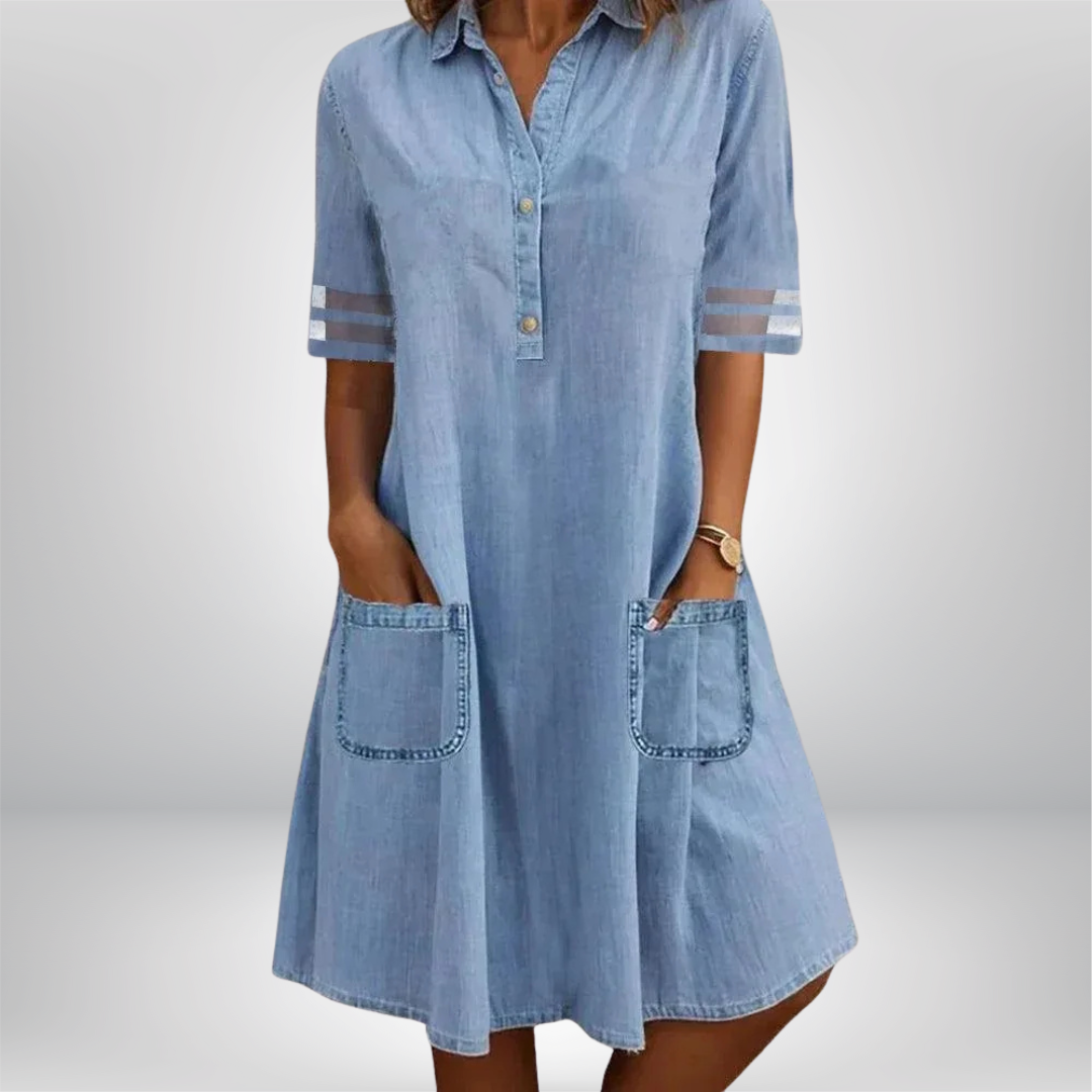 Sofia Denim-Kleid