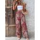 Bunte Boho-Hose mit Paisley-Muster - Leila