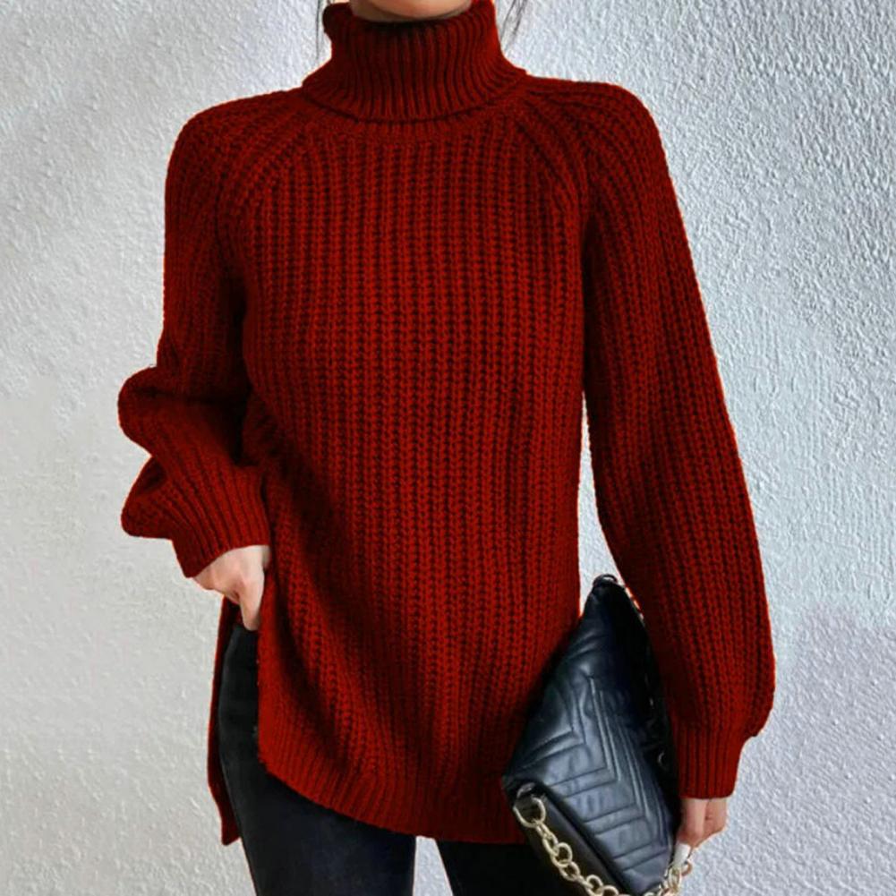 VERONIKA - Eleganter Rollkragenpullover