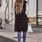 Damen Stepp Weste | Lang