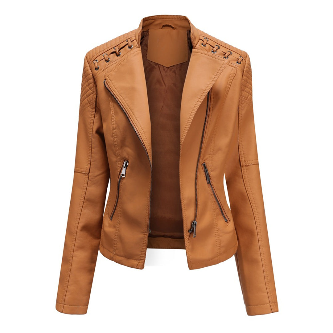 Stylische Lederjacke - Cendrine