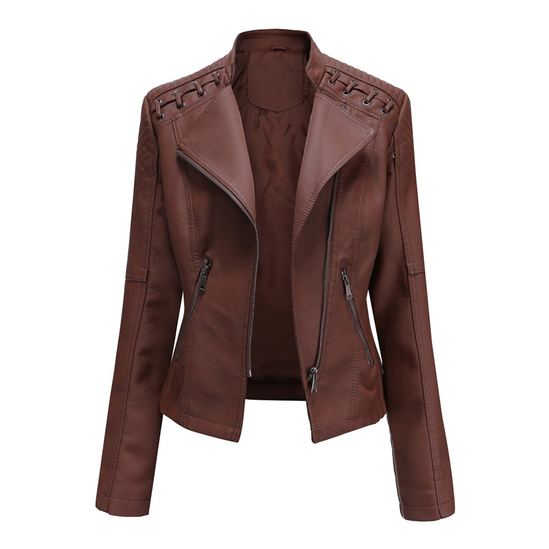 Stylische Lederjacke - Cendrine