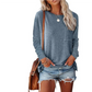 Locker Sitzendes Sweatshirt Für Damen | Rundhals