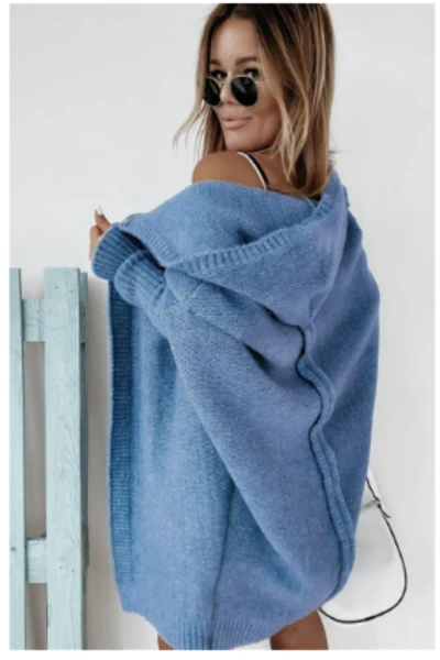 Maisie | Damen Warme Lange Strickjacke | Winter