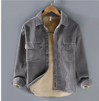 Warme Cordjacke Für Herren | Langarm
