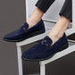 Herrenloafer aus handgefertigtem Wildleder