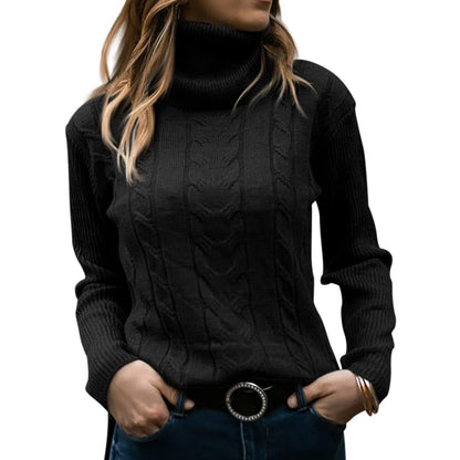Zopf-Rollkragenpullover – Klassische Wärme mit elegantem Stil