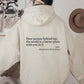 Warmer Unisex-Kapuzenpullover mit Aufdruck | Langarm