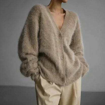 Cardigan mit Knöpfen – Sanfte Eleganz mit entspannter Raffinesse