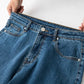 Schwarze High-Waist Jeans - Sophia