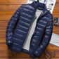 Herren Kapuze Winter Steppjacke | Langarm