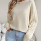 Julie - Damen Pullover aus Zopfstrick