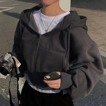 Damen Winter Sweatshirt | Mit Kapuze