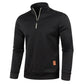 Roter BodyFit Halb-Zip Pullover - Max