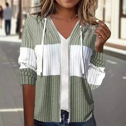 Damen Kapuze Winter Sweatshirt | Lässig