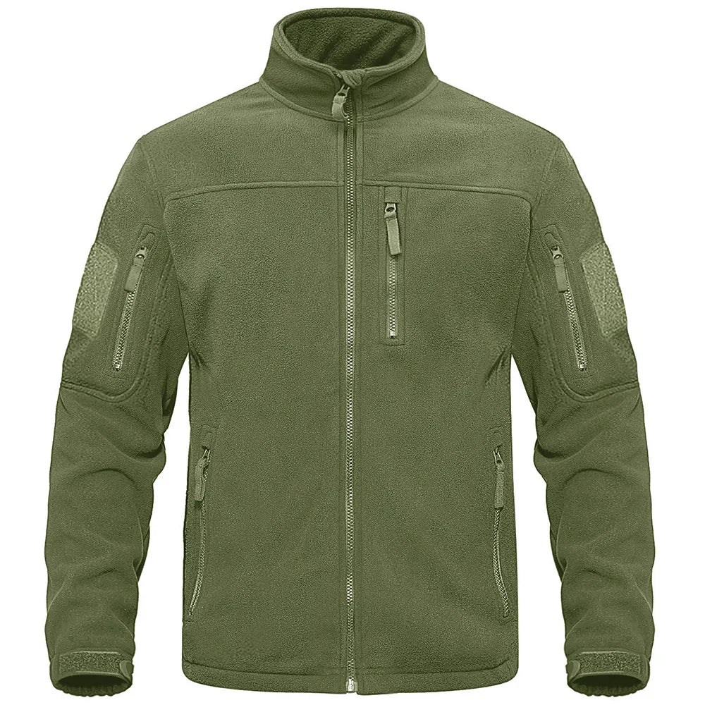 Elias - Zip Up Langarm Fleece Herrenjacke