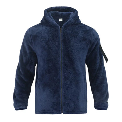 Herren Kapuze Fleece Jacke | Winter