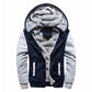 Herren Fleece Steppjacke | Mit Kapuze
