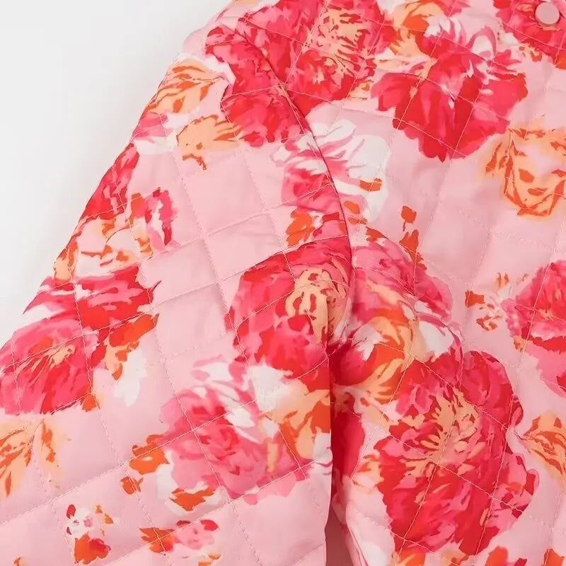Rosa Steppjacke - Taytum