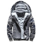 Herren Fleece Steppjacke | Mit Kapuze